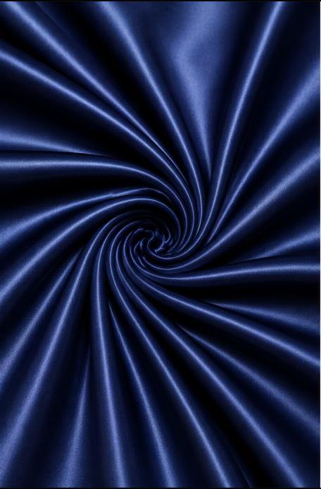Imperial Navy Dark Blue Satin